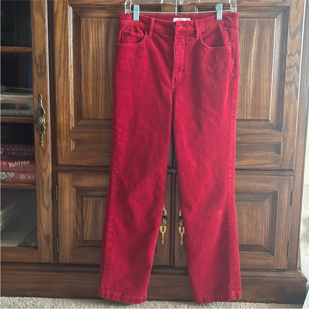 LOFT Vibrant Red Corduroy Pants
High Rise Straight Leg - Picture 4 of 10
